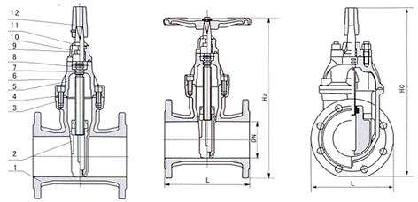 暗桿彈性座封閘閥結(jié)構(gòu)圖 暗桿彈性座封閘閥結(jié)構(gòu)圖